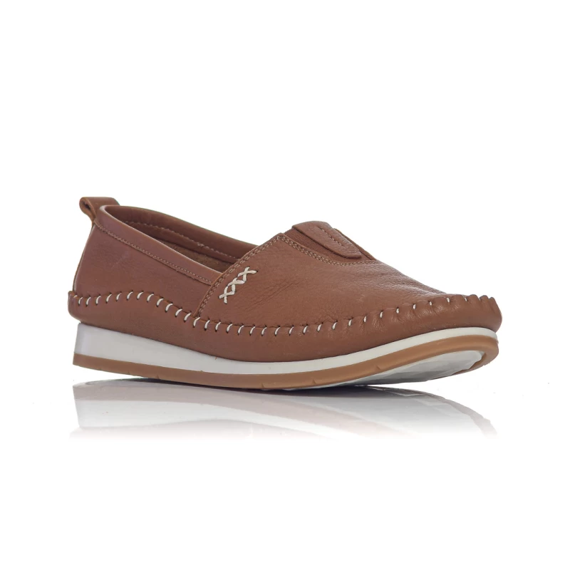 Safe step women's anatomic leather moccasin PH4929